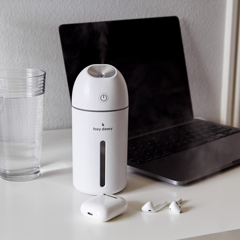 Hey Dewy Portable Facial Hydrating Cool Mist Humidifier (USB Wired