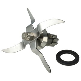 vhbw Mixing Blade Replacement for Silvercrest SKMK1200C3-28 for Food Processor - With 4 Stainless Steel Blades (Rust-Proof)