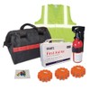 USKITS Roadside Safety Kit with DOT and OSHA Compliant Items