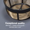 CAFE BREW COLLECTION Reusable 8-12 Cup Basket Coffee Filter Fits