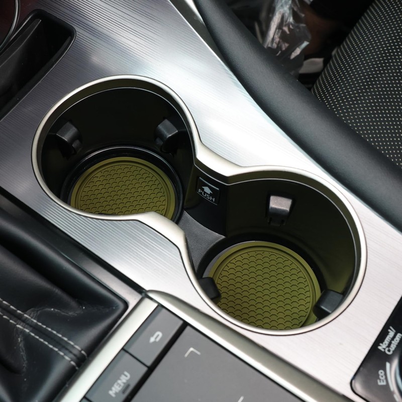 SINGARO Car Cup Coaster, 4PCS Universal Non-Slip Cup Holders Embedded