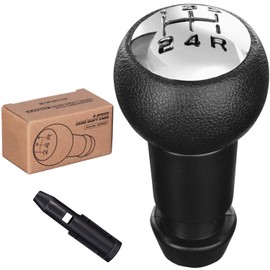 Spurtar Gear Knob 5 Gears for Peugeot 106 107 207 301 307 308 407 408 508 3008 1007 / for Citroen C2 C3 C4 Picasso - Black