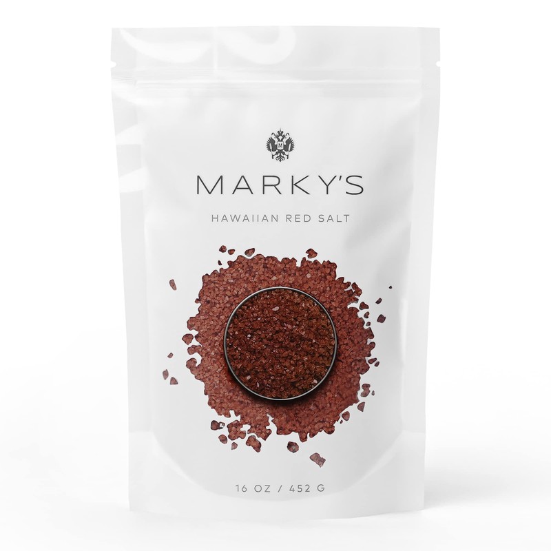 MARKY'S Hawaiian Gourmet Alaea Red Medium Coarse Sea Salt 100%