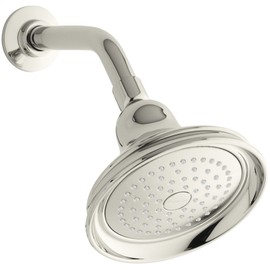 Kohler K-10590-AK-SN Bancroft Single-Function Katalyst Showerhead, Vibrant Polished Nickel