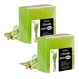2 in 1 Citronella Soap, 2023 New Citronella Lemongrass Soap,Citronella Soap for Humans, Citronella Soap Bar, Citronella Body Soap, Natural Lemongrass Body Wash Soap Bar for Body & Facial Skin(2pcs)