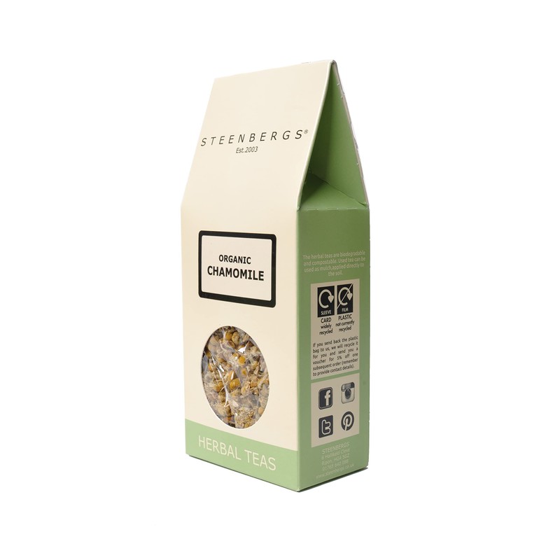 Steenbergs Organic Chamomile Loose Leaf Herbal Tea 30g