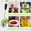 Jindizi Rotating Long Handle Tea Infuser,2Pcs Rotating Long Handle Tea