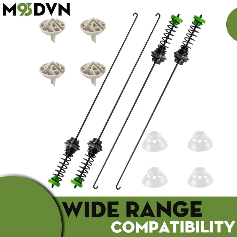 Suspension Rod Kit Replacement For Whirlpool WTW5000DW0 WTW5000DW3 WTW5005KW0 WTW5000DW1