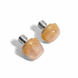STUDIAMONDS TPU Football Studs-2X Replacement Football Cleats for Football Shoes (Translucent Gold)
