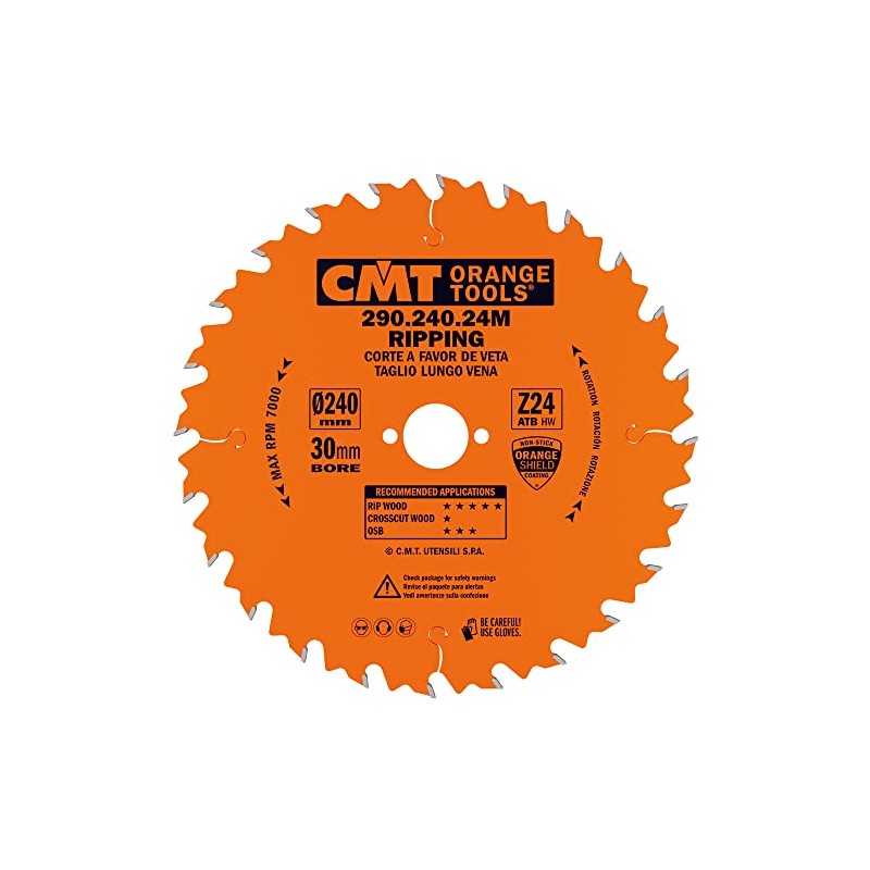 CMT Orange Tools 290.240.24 M – CIRCULAR SAW BLADE 240