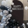 Happy Birthday Sign for Backdrop, Happy Birthday Acrylic Mirror Decal