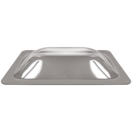XMK RV Skylight Replacement,18" x 26" Camper RV Skylight Cover Outer Dome Fit Standard 14" x 22" Openings,RV Shower Skylight Replacement Cover for Roof Camper Trailer Fifth Wheel Motorhome,Smoke Gray