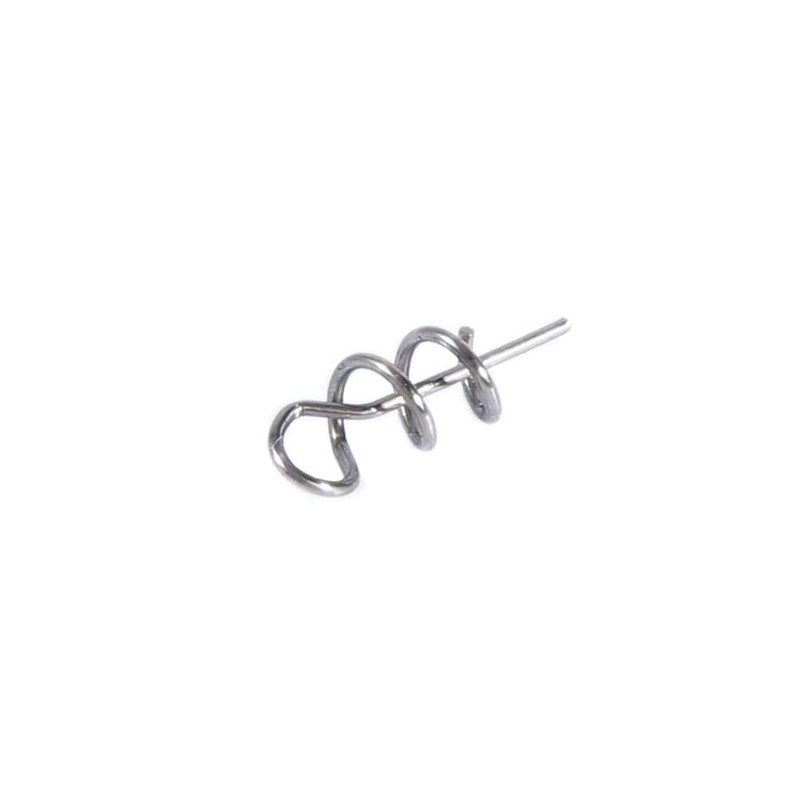Pwshymi 100PCS/Bag Fishing Lure Spring Twist Lock Fishing Hook Centring