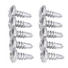 200Pcs Self Drilling Screw Stainless Steel Round Head M4.8x13 Fastener