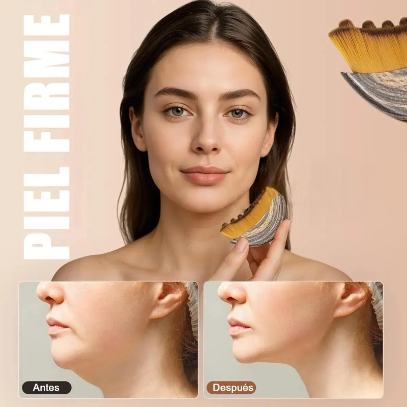 Lymphatic Contour Face Brush Para Belleza De Cuello Y Cara