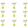 Milepetus Pack of 300/600 Rubber Fishing Bobber Stoppers, 6 in