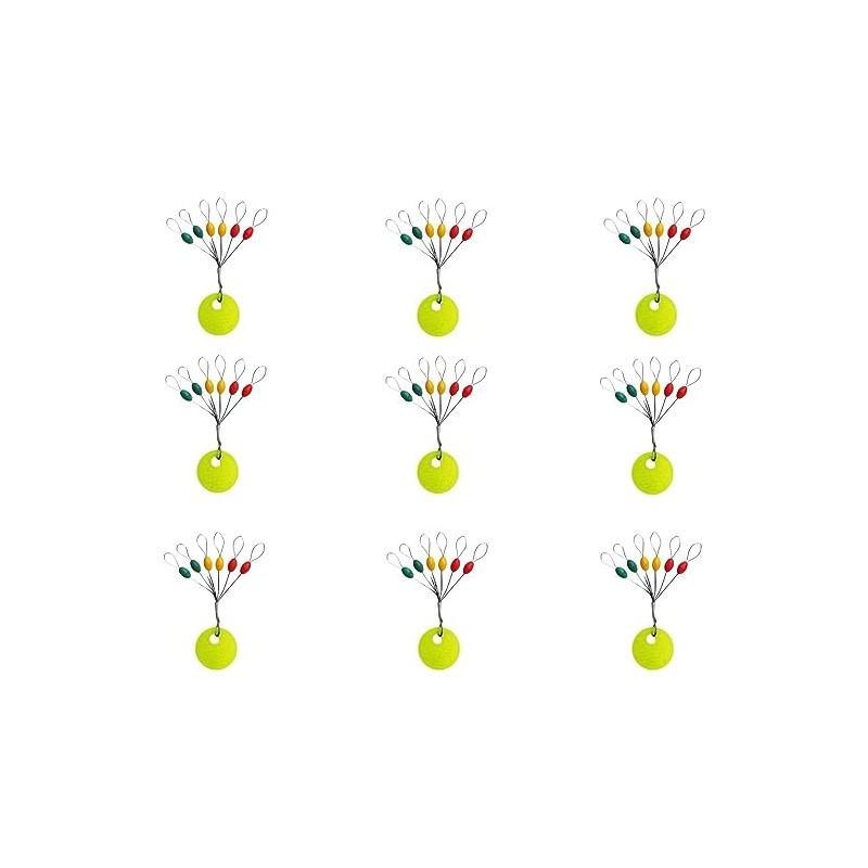 Milepetus Pack of 300/600 Rubber Fishing Bobber Stoppers, 6 in