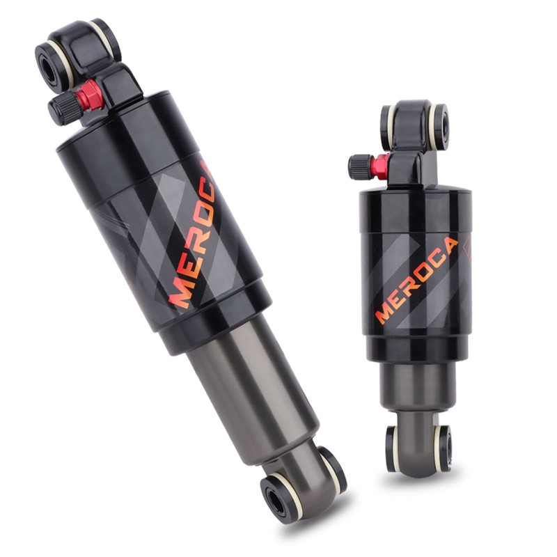 MEROCA Air Pressure Rear Shock Absorber Mountain Bike Folding Bike
