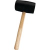 Rubber Mallet Hammer for Paving Slabs with Wooden Shaft Durable