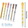 Pack of 6 Erasable Gel Pens with Black Ink |