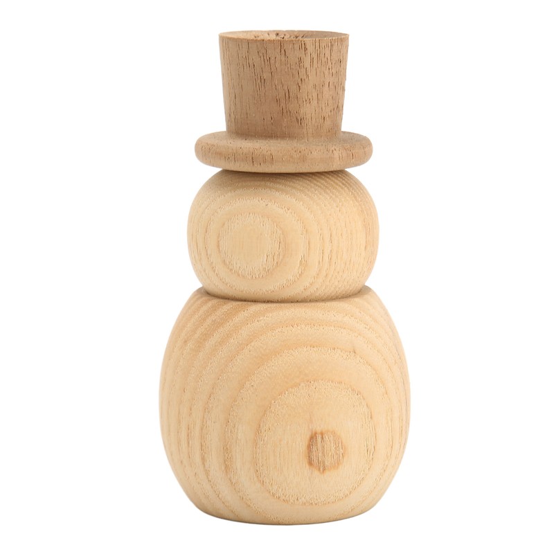 Wood Aromatherapy Diffuser Snowman Shape Portable Waterless Fireless Essential Oil