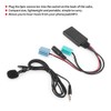 Qiilu Bluetooth Audio Cable 6 Pin Car Stereo Aux-in Adapter