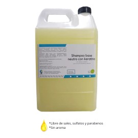 Cleanmar Formulaciones Shampoo Base Libre De Sales Con Keratina 5l
