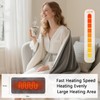 Heated Blanket Electric Throw, Portable Heated Wearable Shawl for Gifts,