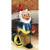 Garden Gnome with Garden Hose, Approx. 25 cm High, PVC
