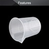 Othmro 50ml Plastic Measuring Jug, Small Measuring Cup Transparent Liquid