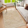 Wonnitar Moroccan Washable Rug 3x5, Non-Slip Entryway Area Rug, Soft