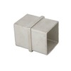 Stainless Steel 316 2-Way Structural Fitting Handrail Connector 180 Degree
