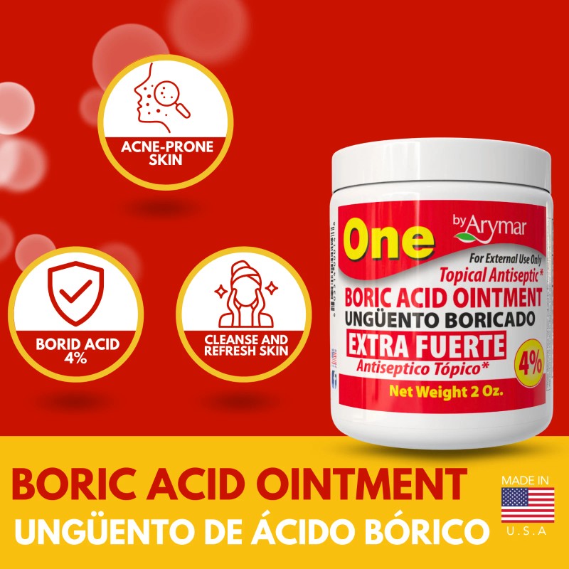 Arymar Boric Acid Ointment 4% – Skin Care Topical, 2