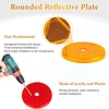 NCZCDZSW Round Rear Reflector Pack of 12 60 mm Cat