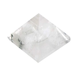 Clear Quartz Crystal Pyramid, Crystal Pyramid Energy Generator 100% Natural Crystal Quartz Pyramid Energy Healing Tower Home Decoration Ornament