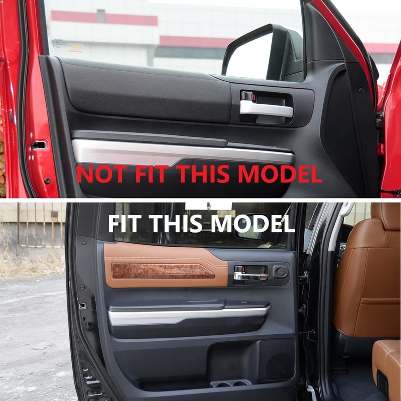 Carbon Fiber Door Panel Trim Cover Accessories fit for 2014-2021
