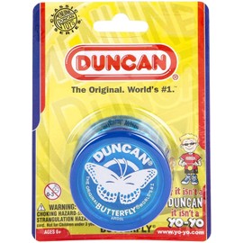 Duncan Butterfly Yo-Yo Classic Beginners Yoyo Various Colours Available (Blue)