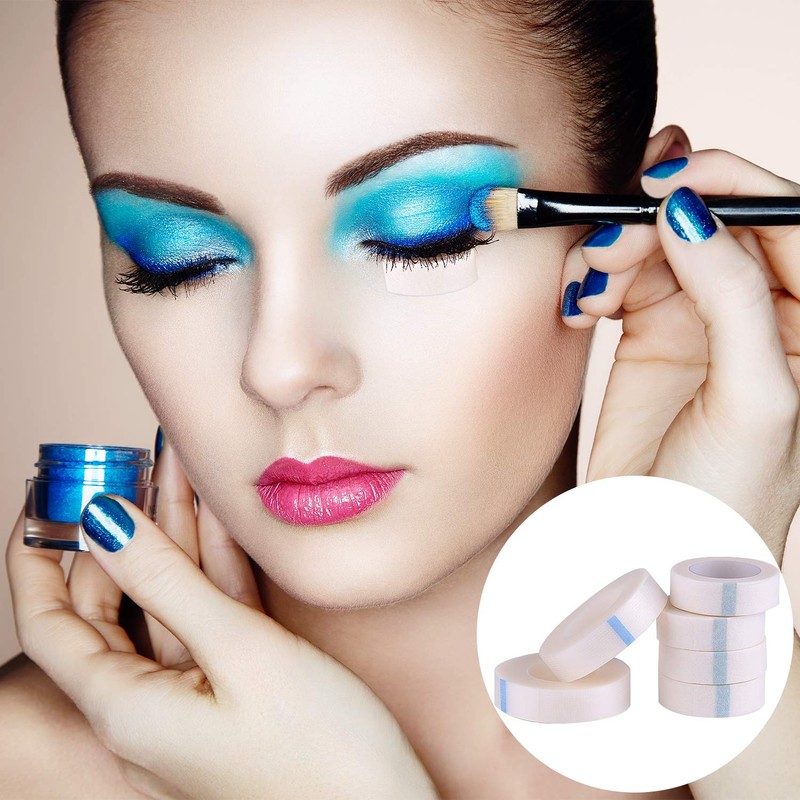 FEPITO 8 Rolls Eyelash Tape and 4 Rolls Micropore Tape