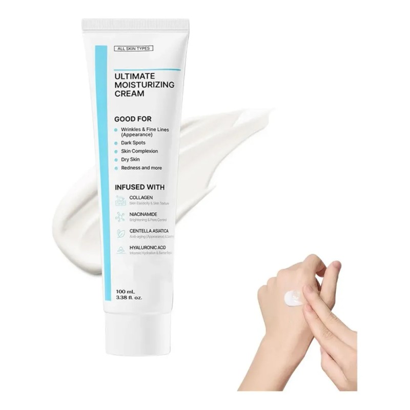 Crema Hidratante Definitiva Con Ácido Hialurónico Y Niacinam