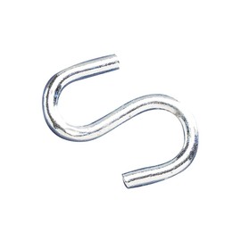 Faithfull CHSH3020 3mm S Hooks Galvanised (Pack of 20)