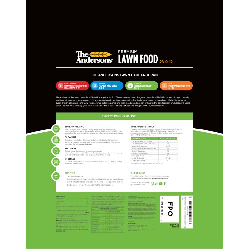 The Andersons Lawn Program | Full Season Fertilizer Program |