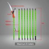 INTBUYING Manual Pole Saw, 7-26 ft Extension Tree Pole Pruner,