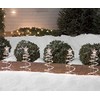 Winter Wonder Lane Pathway Marker Set of 5 Lighted Clear