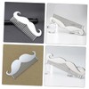 OHPHCALL Stainless Steel Multi-functional Beard Comb Pocket Hair Comb for