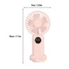 Handheld USB Fan with Base 5 Gears Wind Brushless Motor
