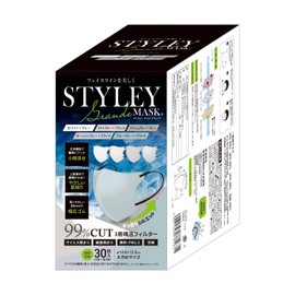 Yamato Industry Styly Mask Grande 5 Color, Large Size, 30 Pieces, STYLEY 5 Colors, Individual Packaging (1)
