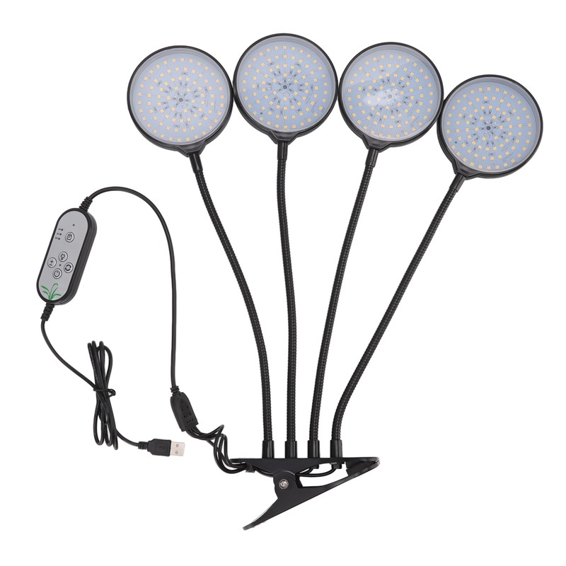 60W 4 Head LED Plant Growing Lights USB Power Supply