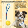 Gelako 2Pcs Dog Training Ball on Rope Dog Rope Toys