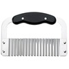 HIC Kitchen Crinkle-Cut Wave Slicer French Fry Vegetable Cutter, Stainless