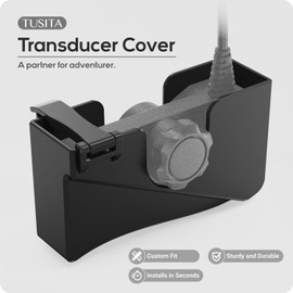 TUSITA Transducer Cover for Garmin LiveScope Plus LVS34 - Impact-Resistant Travel Case